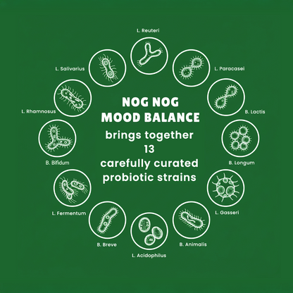 Mood Balance & Emotional Well-Being Probiotic - Nog Nog